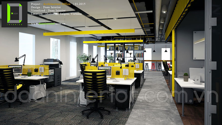 Thiết kế kiến trúc - nội thất văn phòng - Architecture Office 6